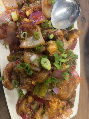 Salt and pepper mushrooms   at Nalan Indian Cuisine in Lemoyne