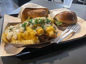 Loaded fries  at UNiQ Burger in Scottsdale