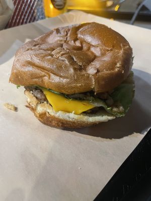 Southwest burger   at UNiQ Burger in Scottsdale