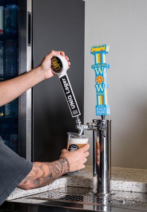 Beer on tap at UNiQ Burger in Scottsdale