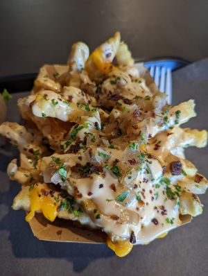 Fully loaded fries at UNiQ Burger in Scottsdale