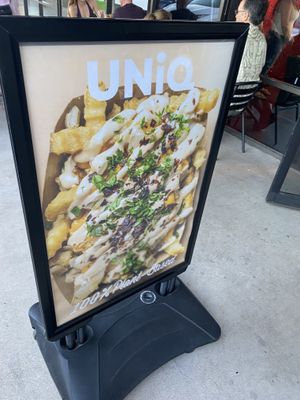 Outside  at UNiQ Burger in Scottsdale