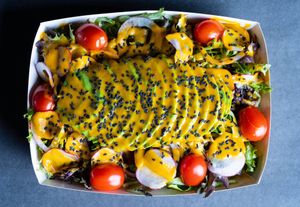 Ginger Salad at UNiQ Burger in Scottsdale