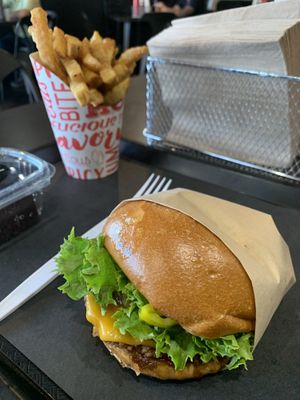   at UNiQ Burger in Scottsdale
