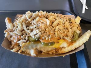 Southwest loaded fries   at UNiQ Burger in Scottsdale