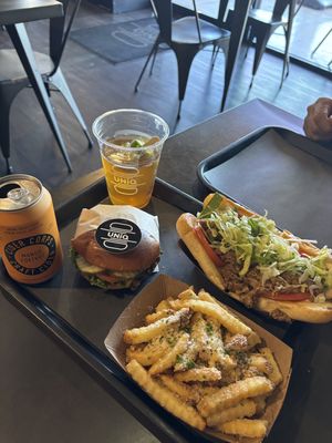   at UNiQ Burger in Scottsdale