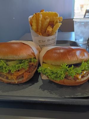 Best burgers EVER. Great fries, too. at UNiQ Burger in Scottsdale