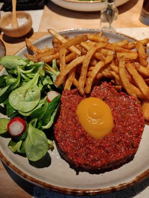Tartare végane at Verdō in Brussels