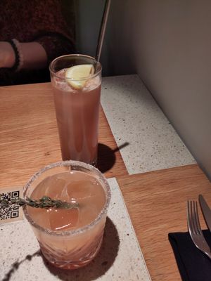 Le corail et kombucha rosella lemon at Verdō in Brussels