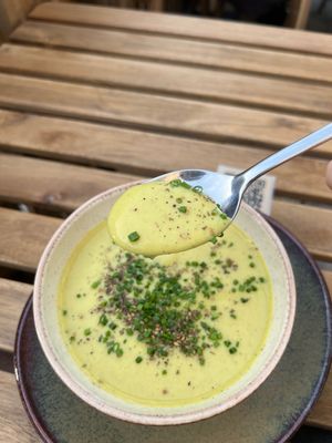 cream soup   at Verdō in Brussels