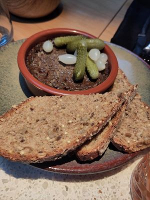 Pâté de campagnes vegan at Verdō in Brussels