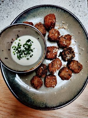 Cromesquis de légumes at Verdō in Brussels