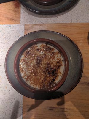 Crème brulée at Verdō in Brussels