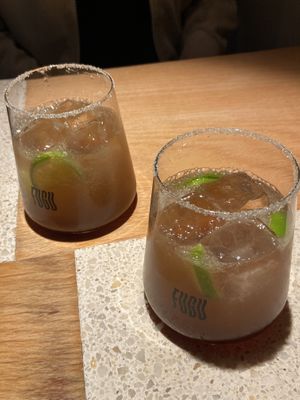 Mocktails (with whiskey’)  at Verdō in Brussels