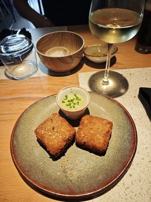 Croquettes aubergines at Verdō in Brussels