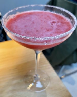 The Sable (vodka, elderflower juice, lemon juice, cane sugar)  at Verdō in Brussels