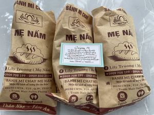 Grab delivery   at Banh Mi Chay Me Nam in Ho Chi Minh City