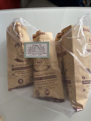 Breakfast delivery   at Banh Mi Chay Me Nam in Ho Chi Minh City