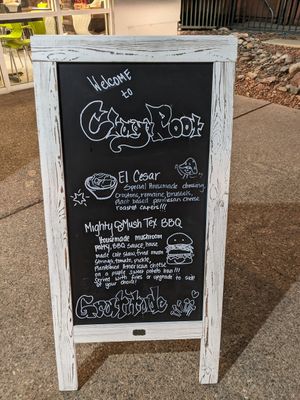 Entrance sign at ChagaRoot in Las Vegas