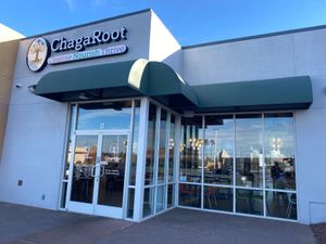 From parking lot at ChagaRoot in Las Vegas