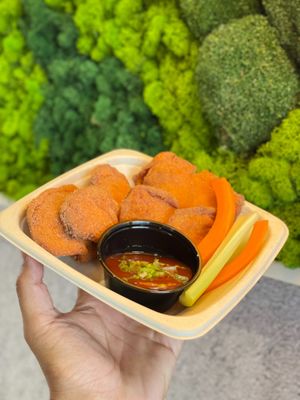 Pink Oyster Tenders at ChagaRoot in Las Vegas