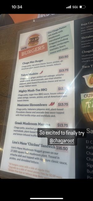   at ChagaRoot in Las Vegas