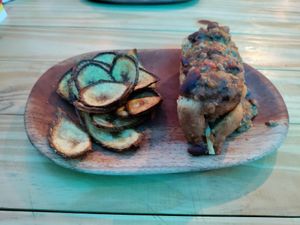 Chilli dog at Vegano O No in Panama City