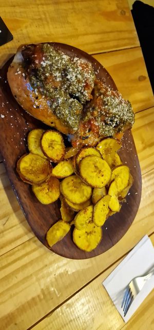 Hot dog at Vegano O No in Panama City