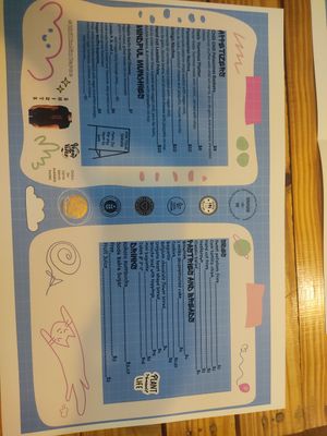 Food and Drinks menu at Vegano O No in Panama City