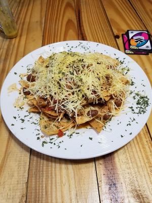 Gringo Nachos at Vegano O No in Panama City