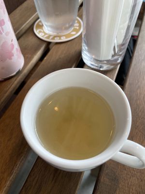 Soup which comes with each lunch option   at South Point in Yokohama