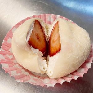 🍓Mochi Daifuku   at Vegan Ramen Mei - Condesa in Mexico City