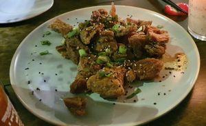 Karaage   at Vegan Ramen Mei - Condesa in Mexico City