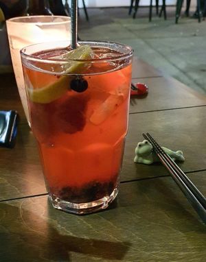 Very berry limonada   at Vegan Ramen Mei - Condesa in Mexico City