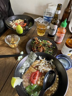 Súper delicioso ☺   at Vegan Ramen Mei - Condesa in Mexico City