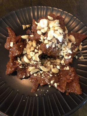 “Pollo” coreano #Veganuary at Vegan Ramen Mei - Condesa in Mexico City