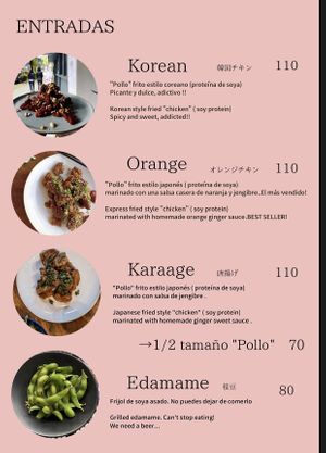 Menu Jan 2023  at Vegan Ramen Mei - Condesa in Mexico City