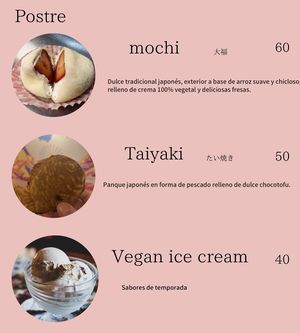 Menu Jan 2023  at Vegan Ramen Mei - Condesa in Mexico City