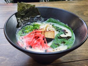 Vegan Tonkotsu at Vegan Ramen Mei - Condesa in Mexico City