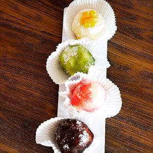 Mochi❤︎  at Vegan Ramen Mei - Condesa in Mexico City