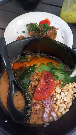 Yokohama Tantan.. a bit bitter for my taste at Vegan Ramen Mei - Condesa in Mexico City