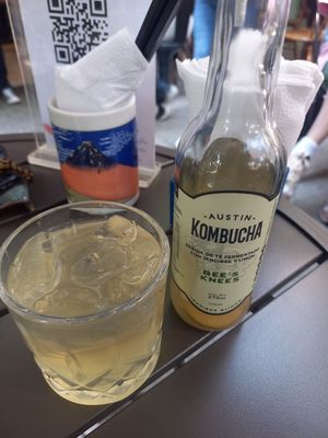 Kombucha 🤍 at Vegan Ramen Mei - Condesa in Mexico City