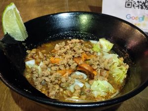 The 1st ramen on the menu. My favorite one at Vegan Ramen Mei - Condesa in Mexico City
