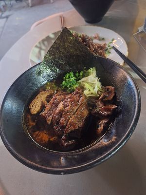 Black Tokyo Ramen at Vegan Ramen Mei - Condesa in Mexico City