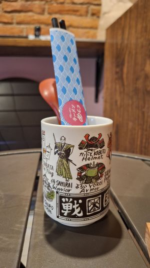 Me encantó la tacita ♥︎ at Vegan Ramen Mei - Condesa in Mexico City