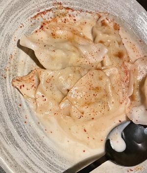 POTATO TRUFFLE DUMPLINGS   at Planta Queen in Chicago