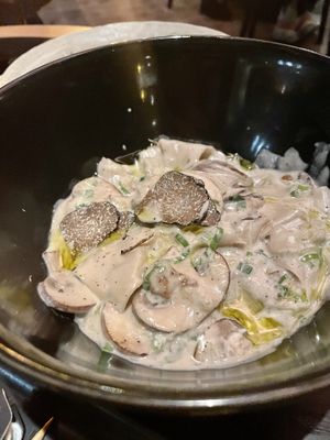 Udon Noodles (truffled GF version)  at Planta Queen in Chicago