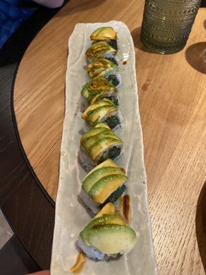 Dragon roll  #Veganuary at Planta Queen in Chicago