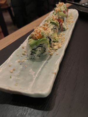 Dragon roll #Veganuary at Planta Queen in Chicago