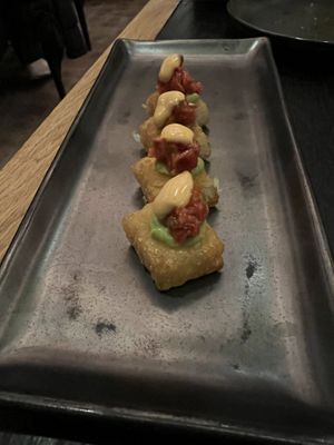 Crispy rice roll  #Veganuary at Planta Queen in Chicago